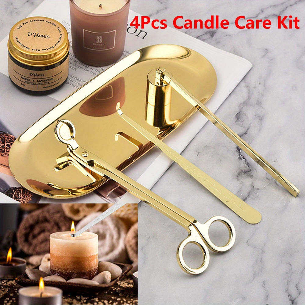 Candle Wick - 4pcs/set Luxury Candle Care Kit Stainless