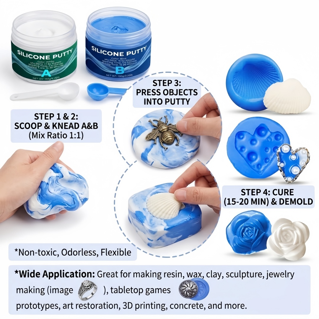 Silicone Putty Mold Making Sup - đánh giá và giá Candle Molds