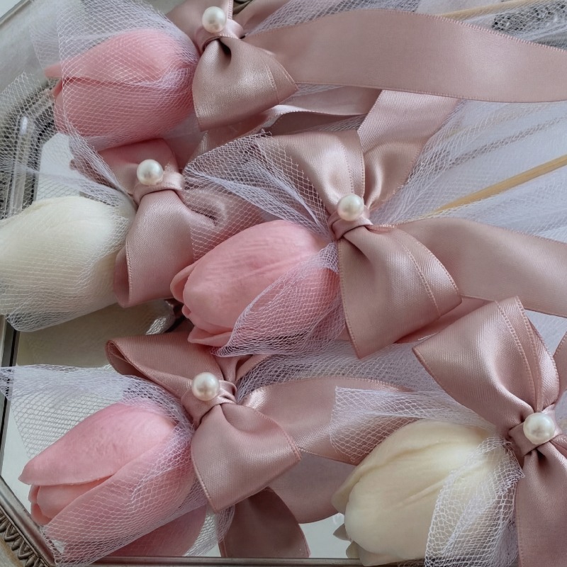 5pcs Tulip Scented Candle on B - đánh giá và giá Soy Wax