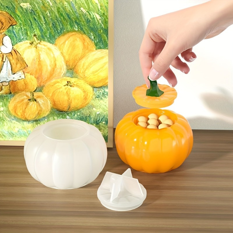 2pcs Pumpkin Jar Silicone Mold - đánh giá và giá Candle Containers