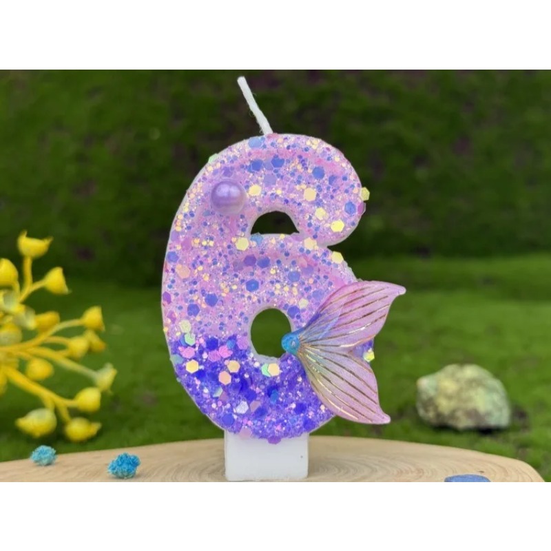 Glitter Purple Gradient Mermai - đánh giá và giá Paraffin Wax