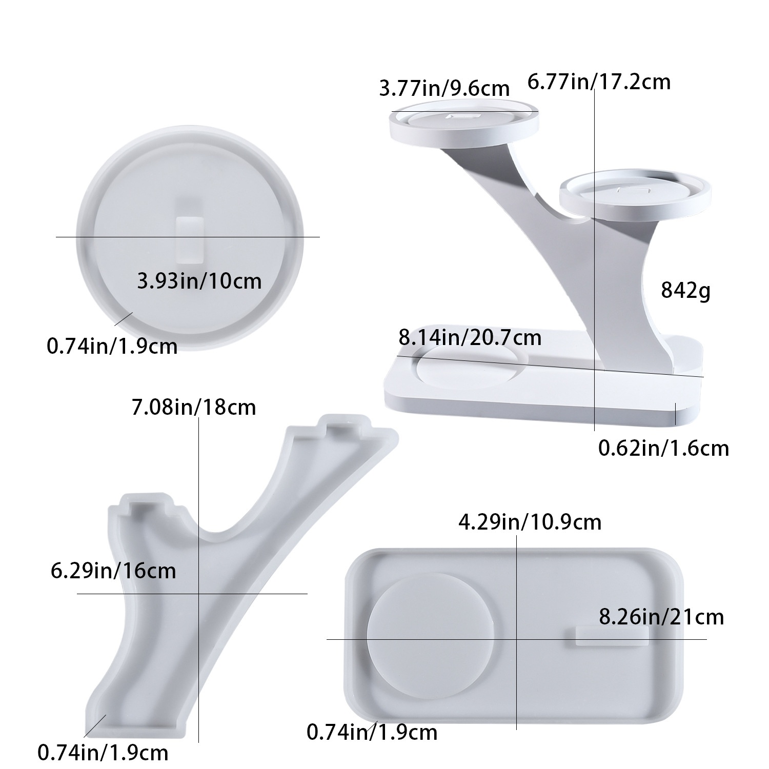 DIY epoxy resin mold candlesti - đánh giá và giá Candle Molds