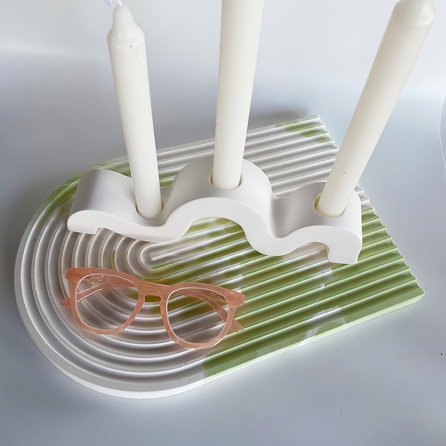 Curved Candlestick Silicone Mo - đánh giá và giá Candle Molds