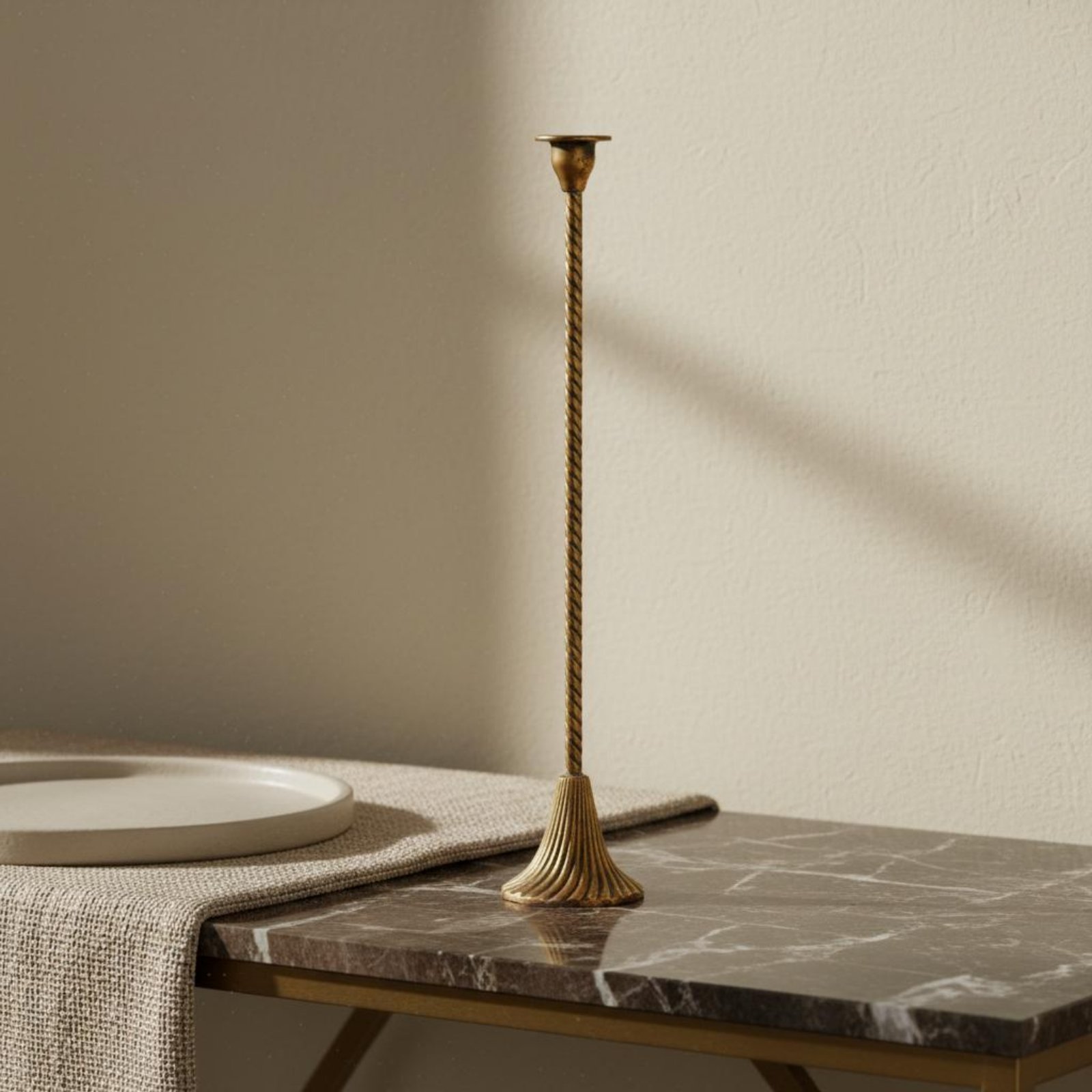 Twisted Gold Candle Holder Sta - đánh giá và giá Paraffin Wax