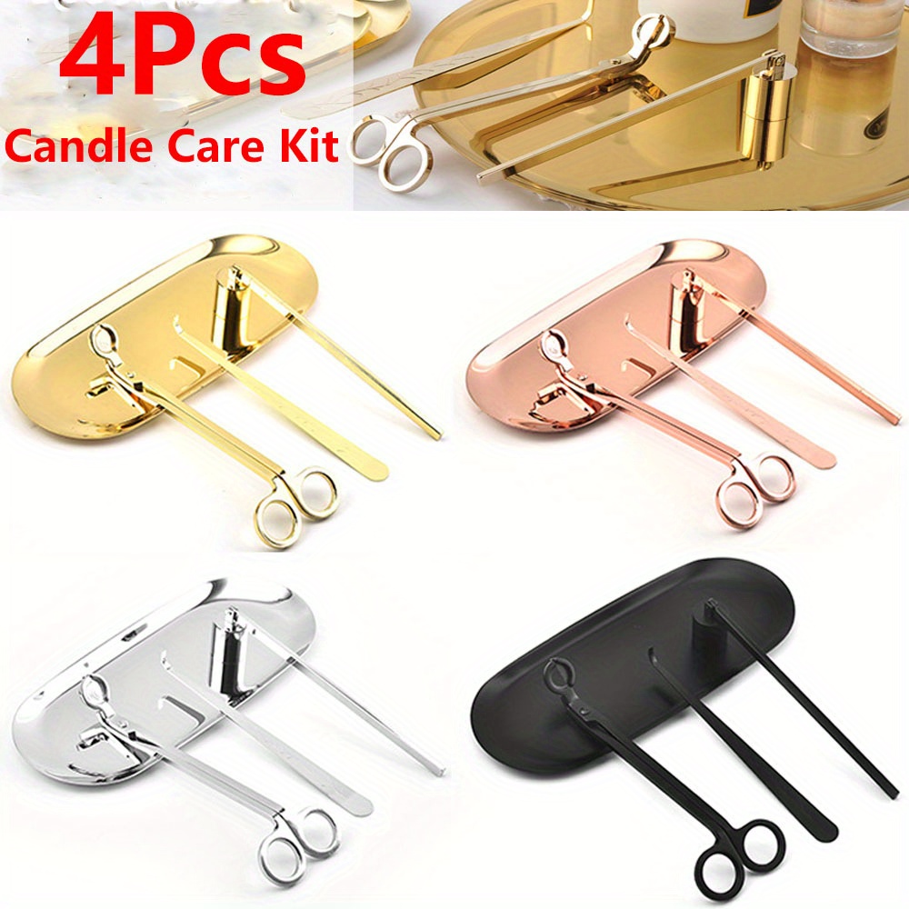 4pcs/set Luxury Candle Care Ki - đánh giá và giá Candle Wick