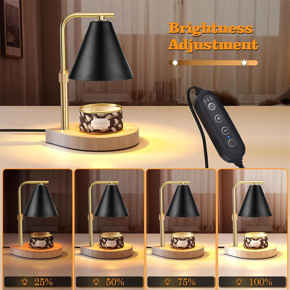 Black Candle Warmer Lamp with  - đánh giá và giá Silk Candle