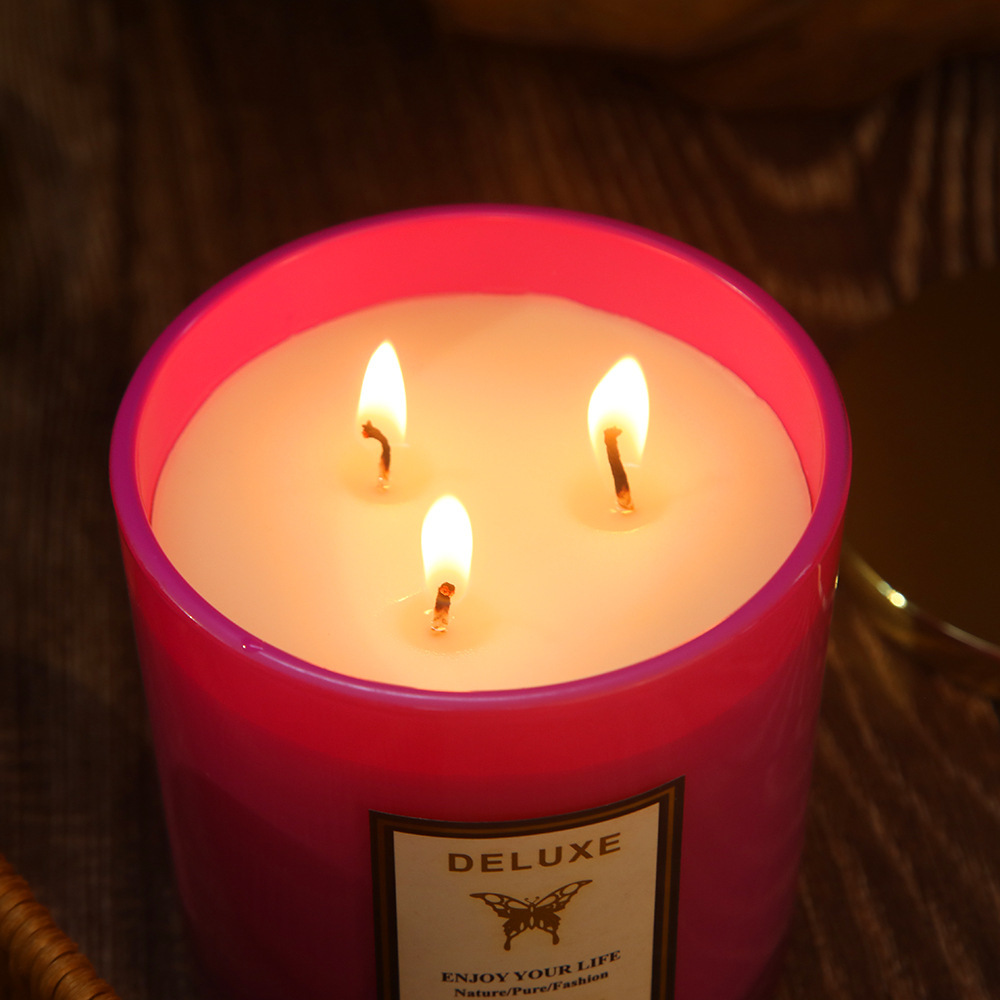 400G gold cover glass scented  - đánh giá và giá Soy Wax