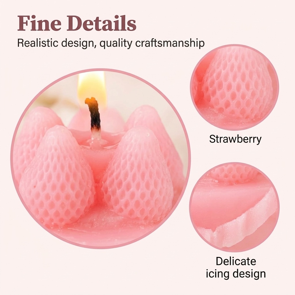 1Pc Cake-Shaped Scented Candle - đánh giá và giá Soy Wax