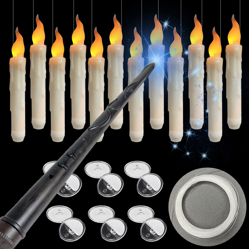 Flameless Ivory Taper Candles  - đánh giá và giá Candle Wick