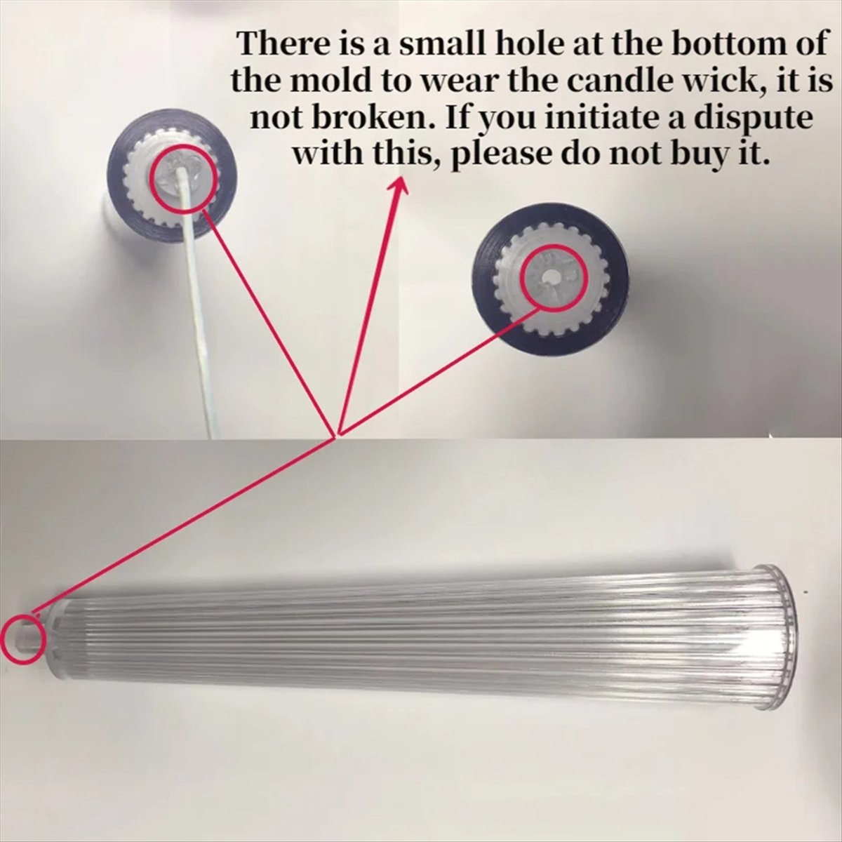 *ABAB Striped Long Pole Column - đánh giá và giá Candle Making Kit