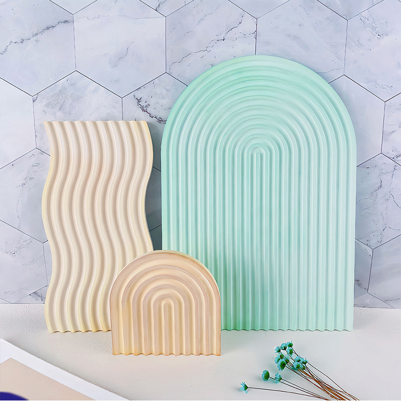 DIY Striped Wave Tray Mold For - đánh giá và giá Candle Molds