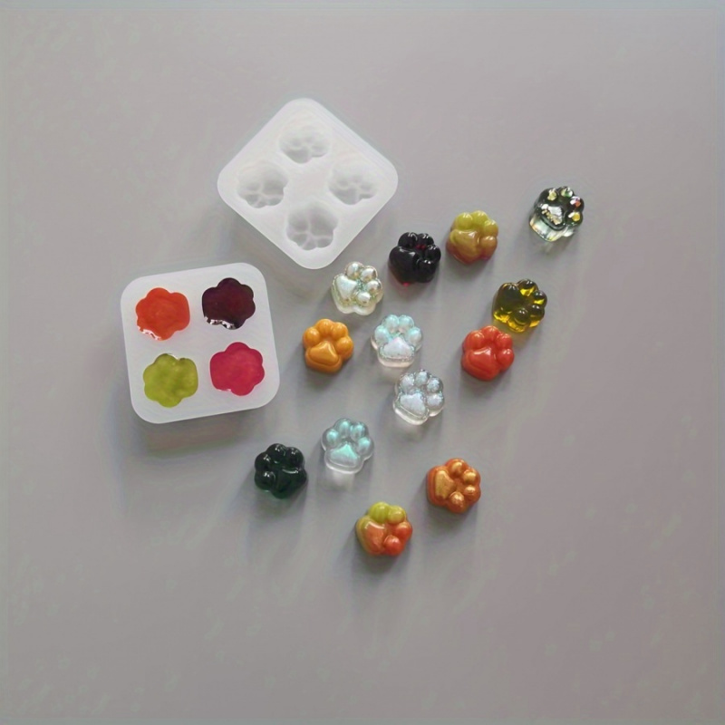 1Cat Paw Pattern Silicone Mold - đánh giá và giá Candle Making Kit