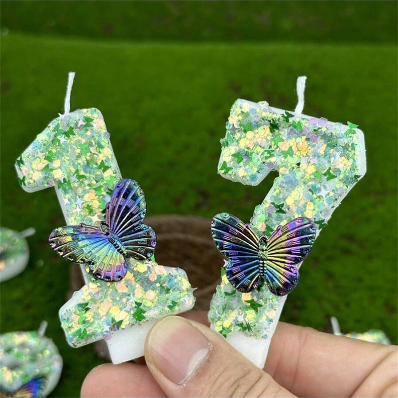 1Pc Green Sequins Number 0-9 B - đánh giá và giá Paraffin Wax