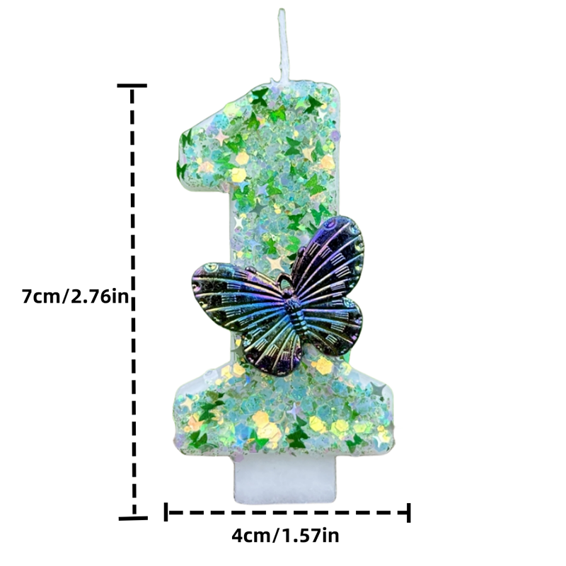 1Pc Green Sequins Number 0-9 B - đánh giá và giá Paraffin Wax