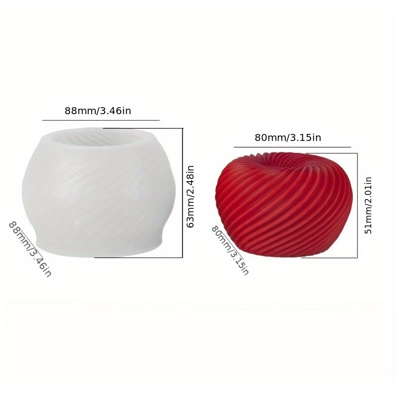 A trendy red apple silicone mo - đánh giá và giá Candle Molds