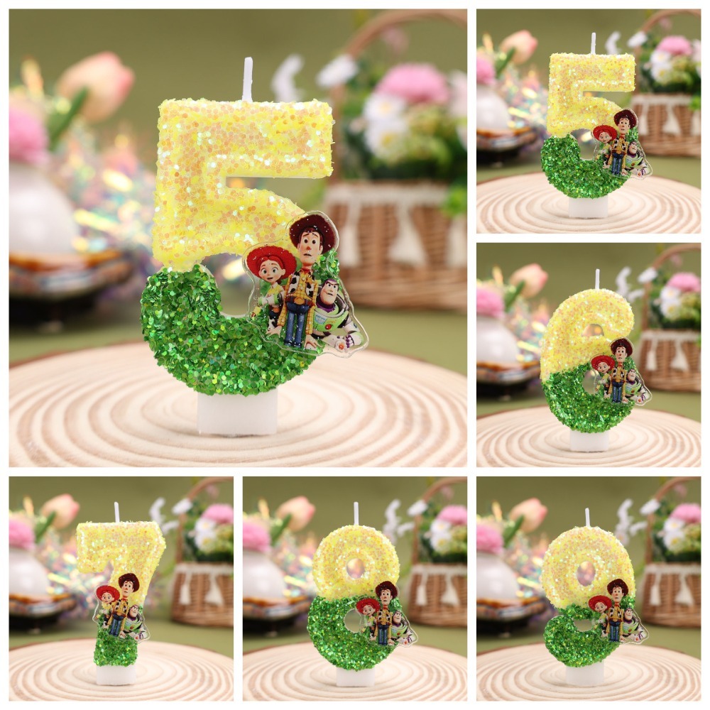 Hot Cute Cartoon T-O-Y Story D - đánh giá và giá Silk Candle