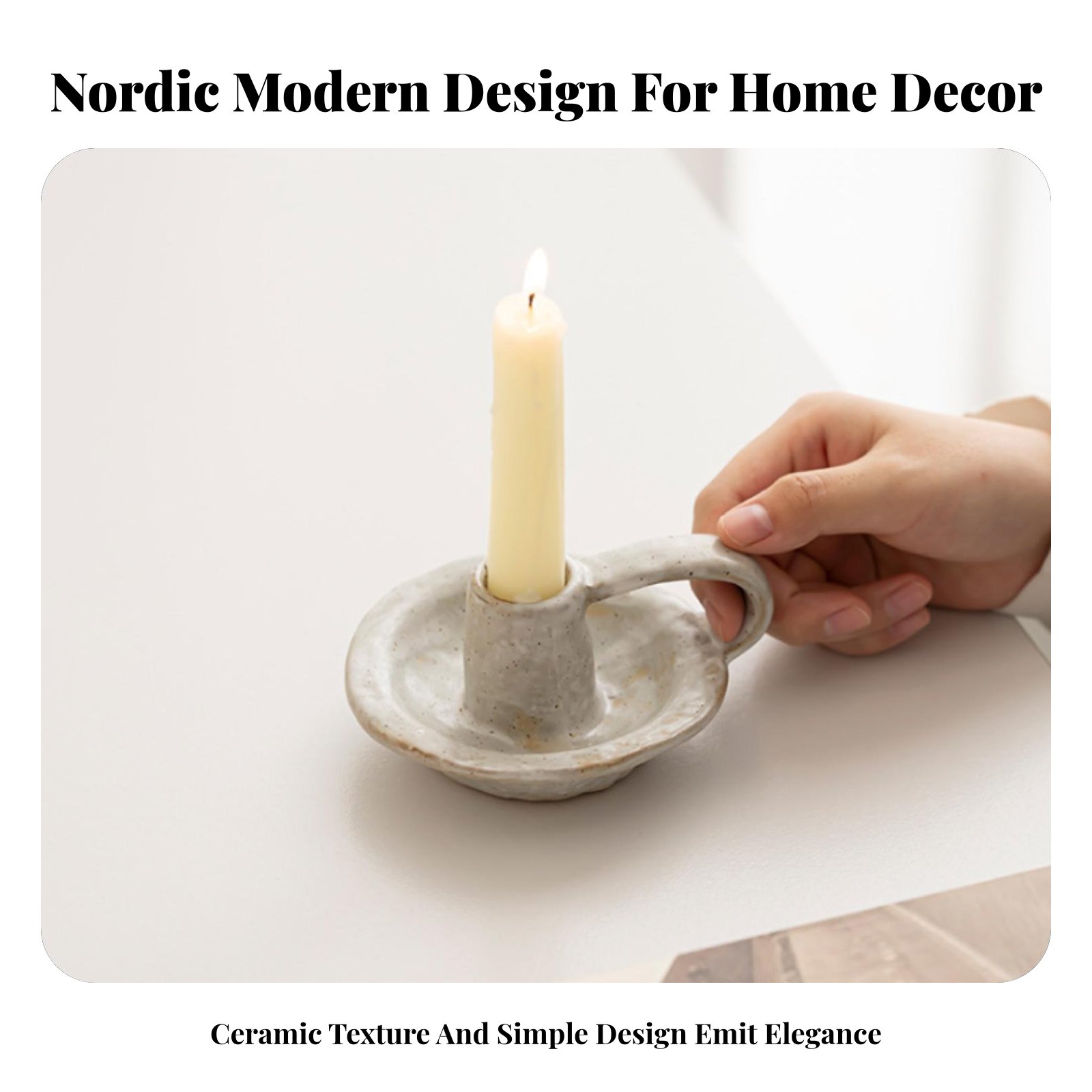 Nordic Ceramic Candle Holder,  - đánh giá và giá Paraffin Wax