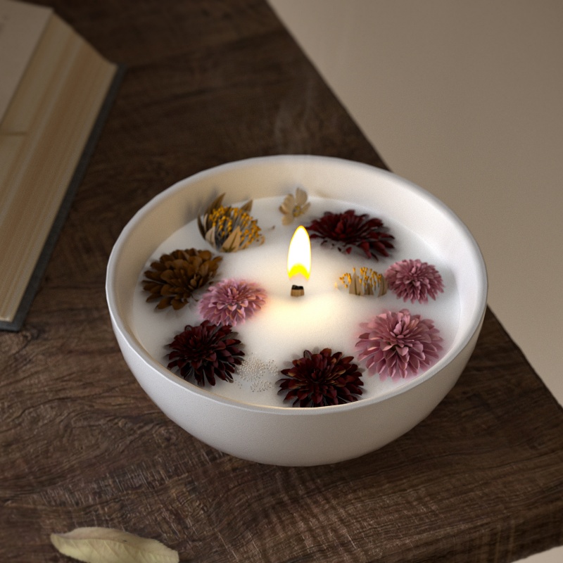 Round Candle Bowl Concrete Sil - đánh giá và giá Candle Containers