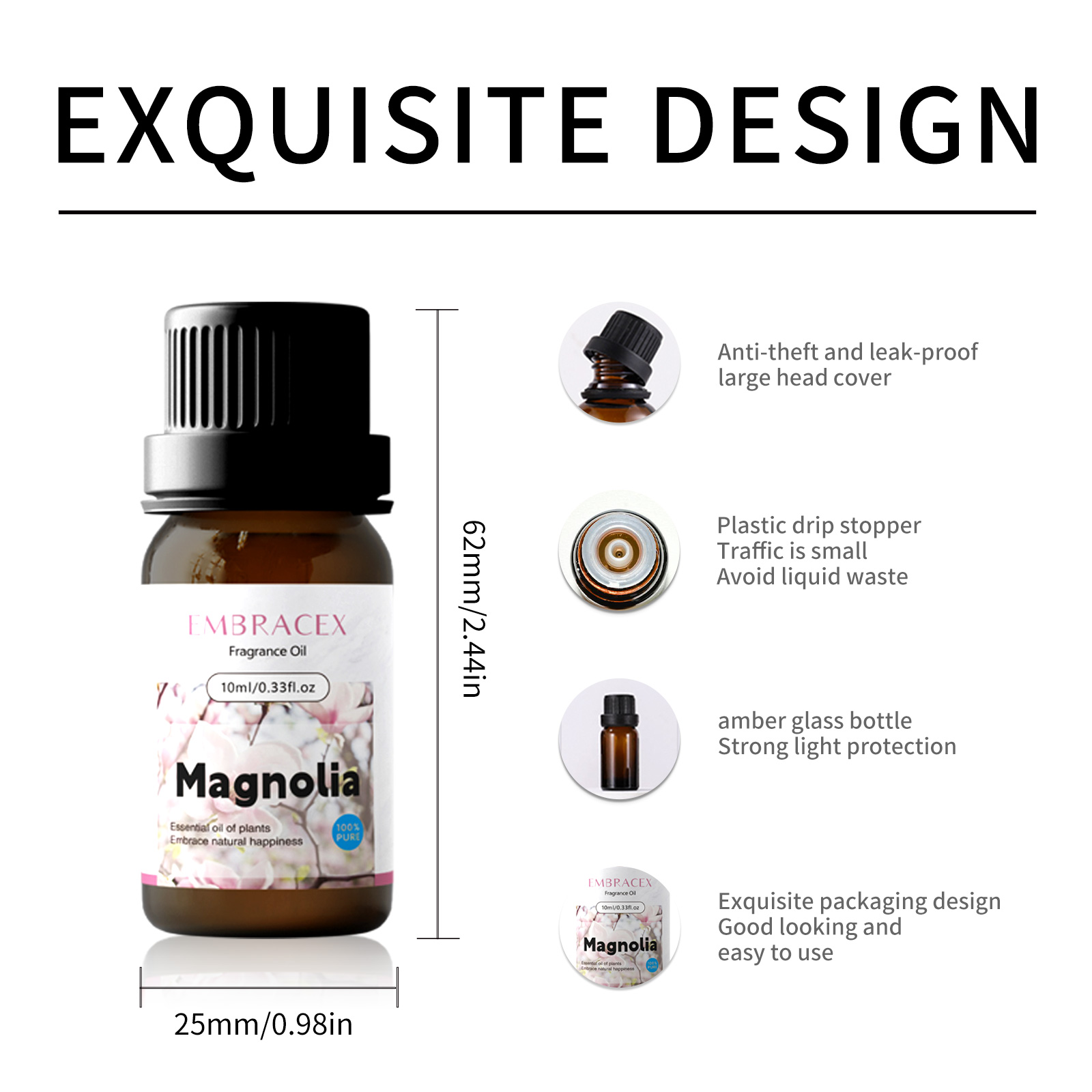 10ml Magnolia Fragrance Oils L - đánh giá và giá Candle Fragrance