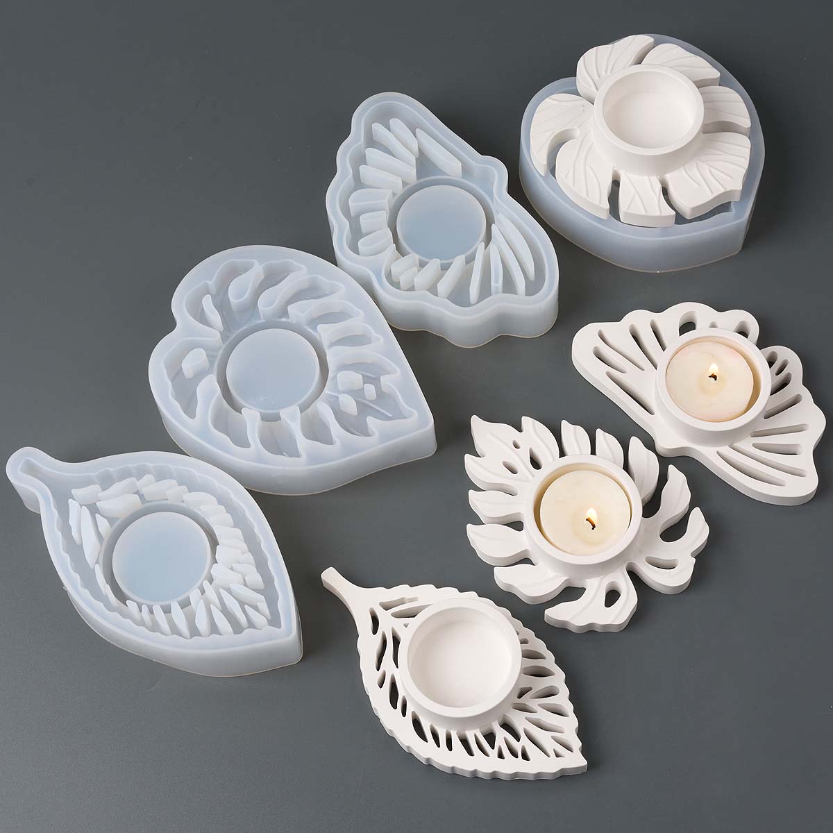 Leaves Candlestick Silicone Mo - đánh giá và giá Candle Lighter